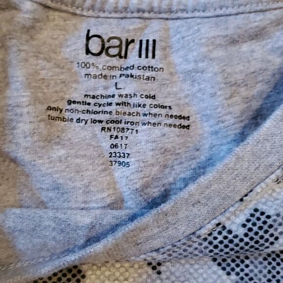 Mens Bar III large t-shirt - Picture 2 of 4